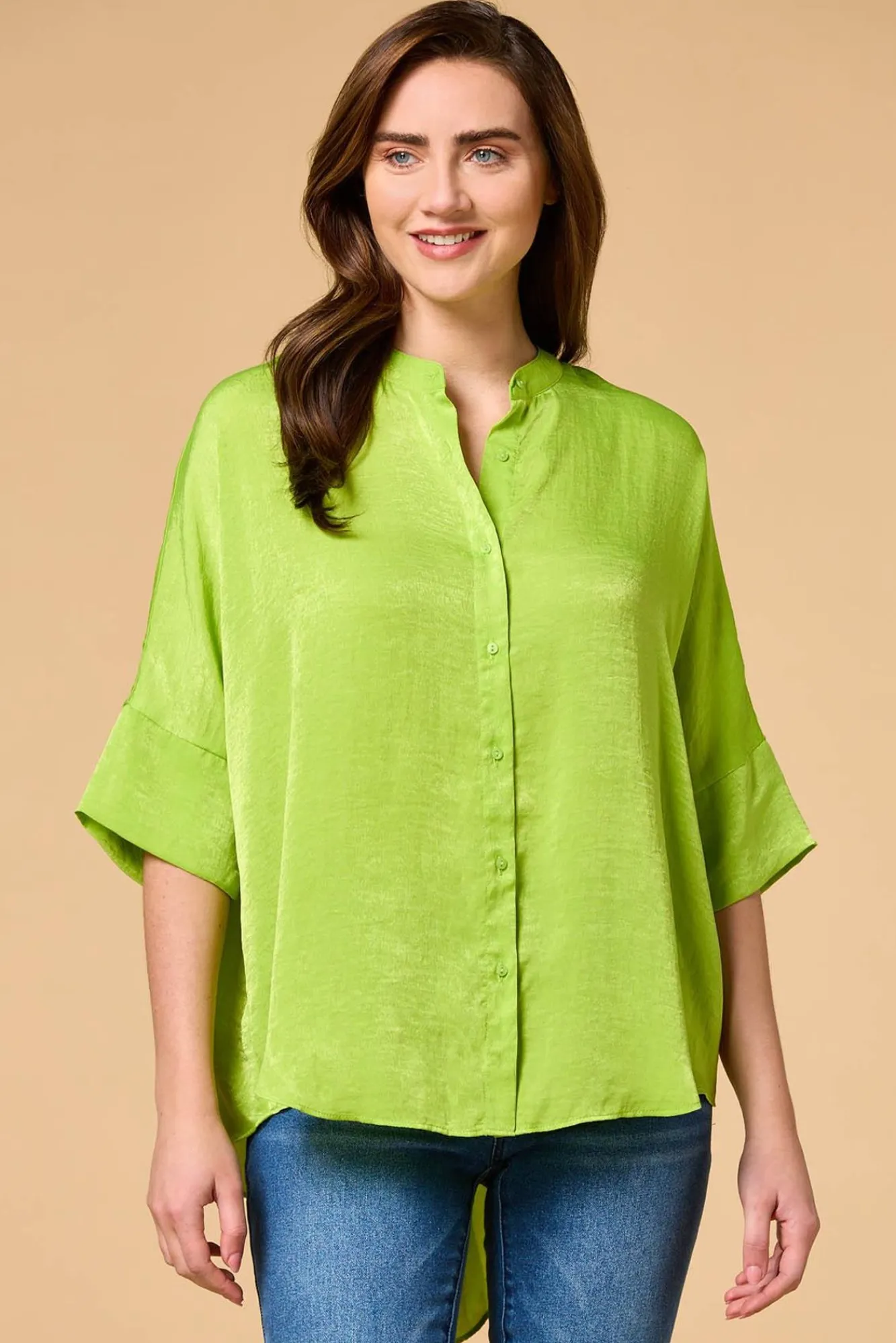 Women Versona A Long Long Time Top Lime
