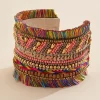 Women Versona Beaded Fringe Cuff Bracelet