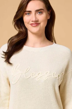 Women Versona Blessed Sweater