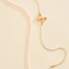 Women Versona Butterfly Anklet Set