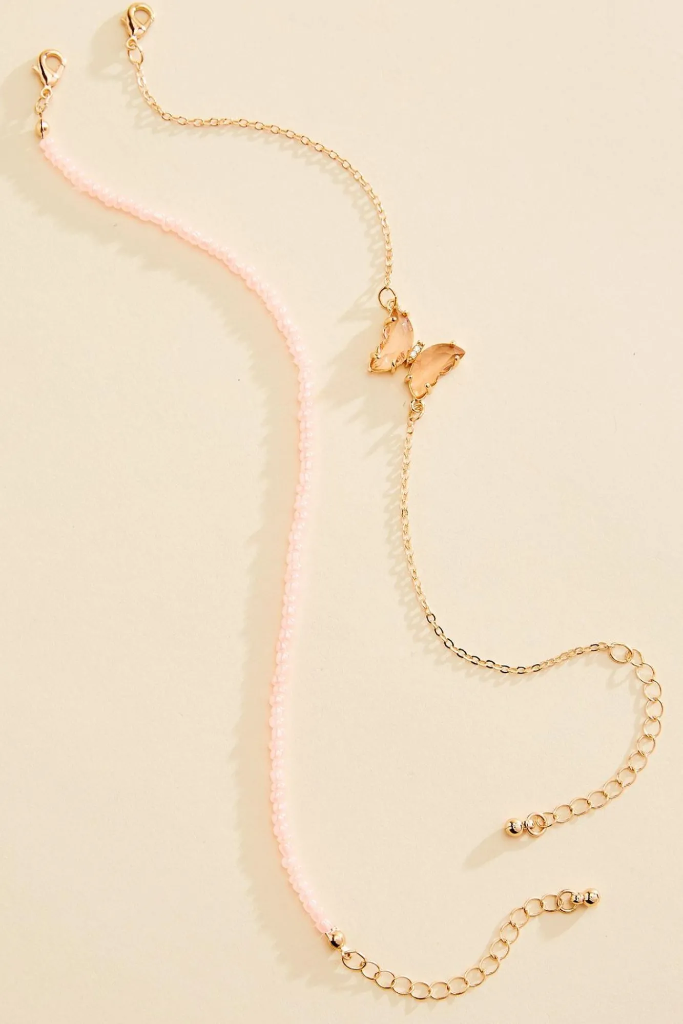 Women Versona Butterfly Anklet Set