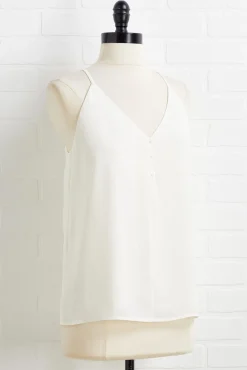 Women Versona Button Detail Tank