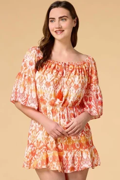 Women Versona Citrus Sunset Romper