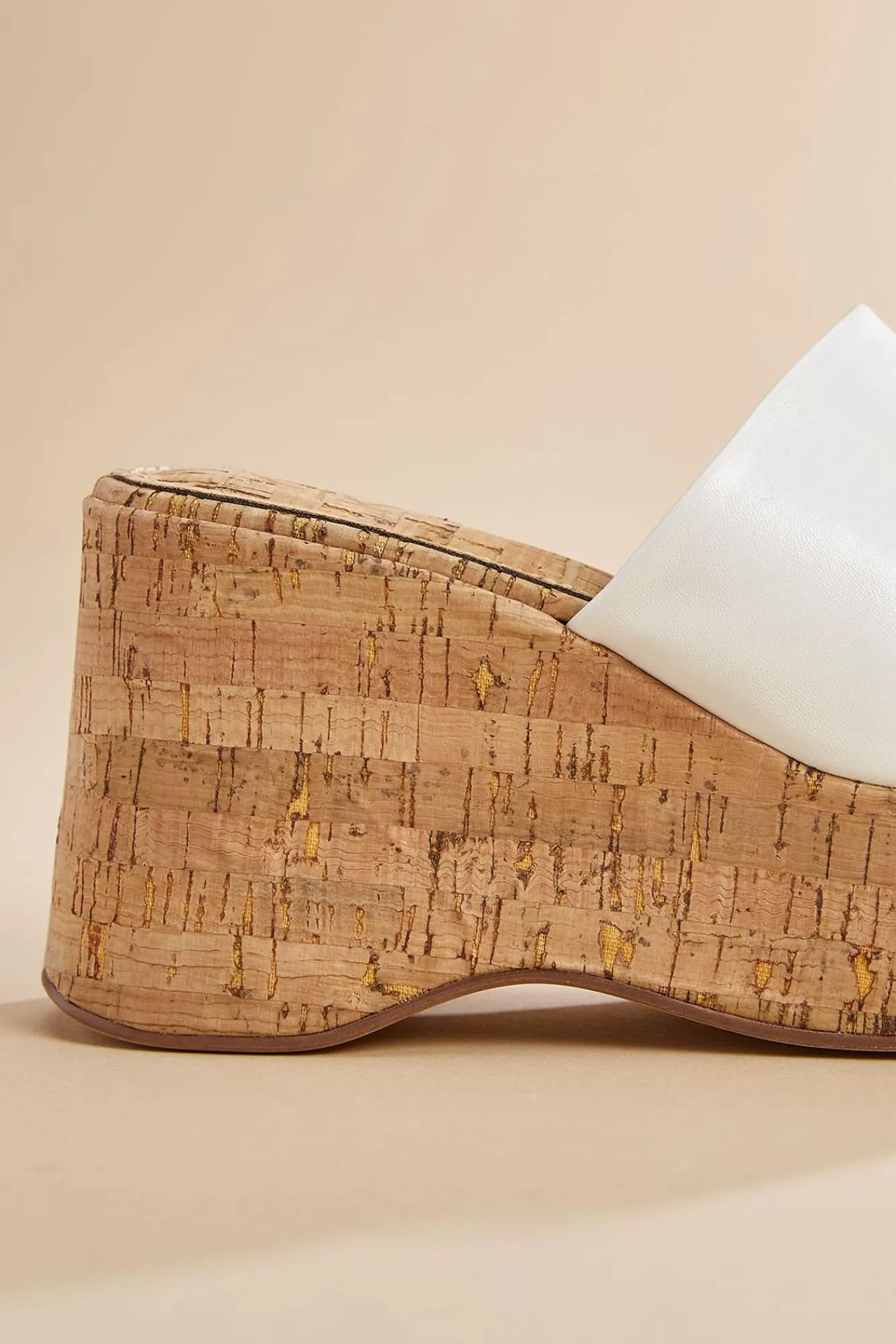 Women Versona Cork Wrapped Slide Wedges