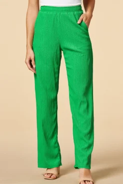 Women Versona Crinkle Cut Pantsgreen