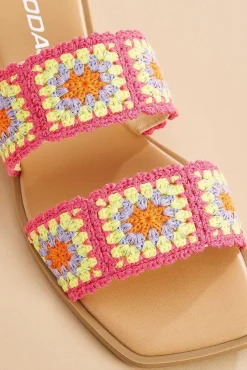 Women Versona Crocheted Band Sandals
