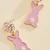 Women Versona Dainty Bunny Earrings