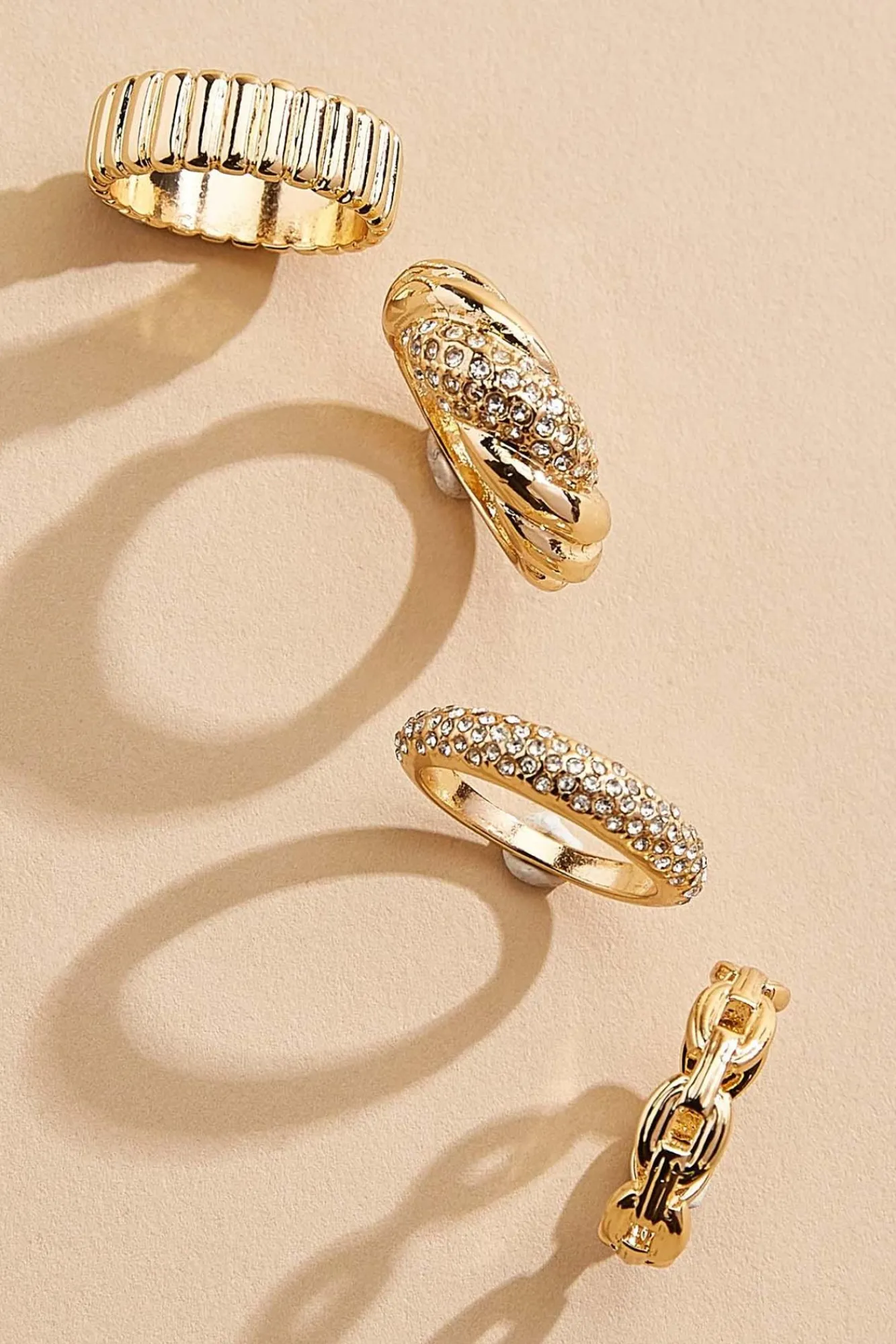 Women Versona Embellished Ring Set