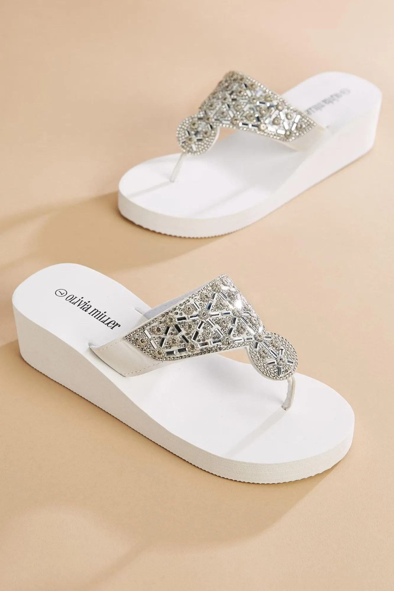 Women Versona Embellished Wedge Sandals
