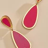 Women Versona Fabric Tear Earrings