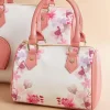 Women Versona Faux Leather Floral Bag Set