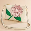 Women Versona Faux Leather Flower Crossbody