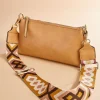 Women Versona Faux Leather Zip Top Crossbody