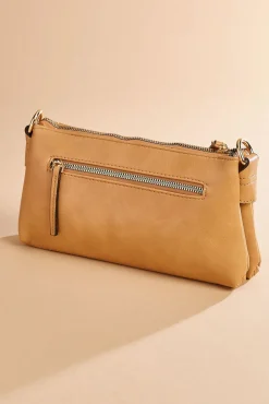 Women Versona Faux Leather Zip Top Crossbody