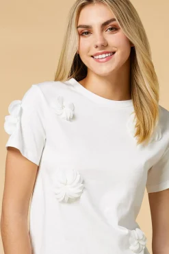 Women Versona Flowers They Bloom Tee