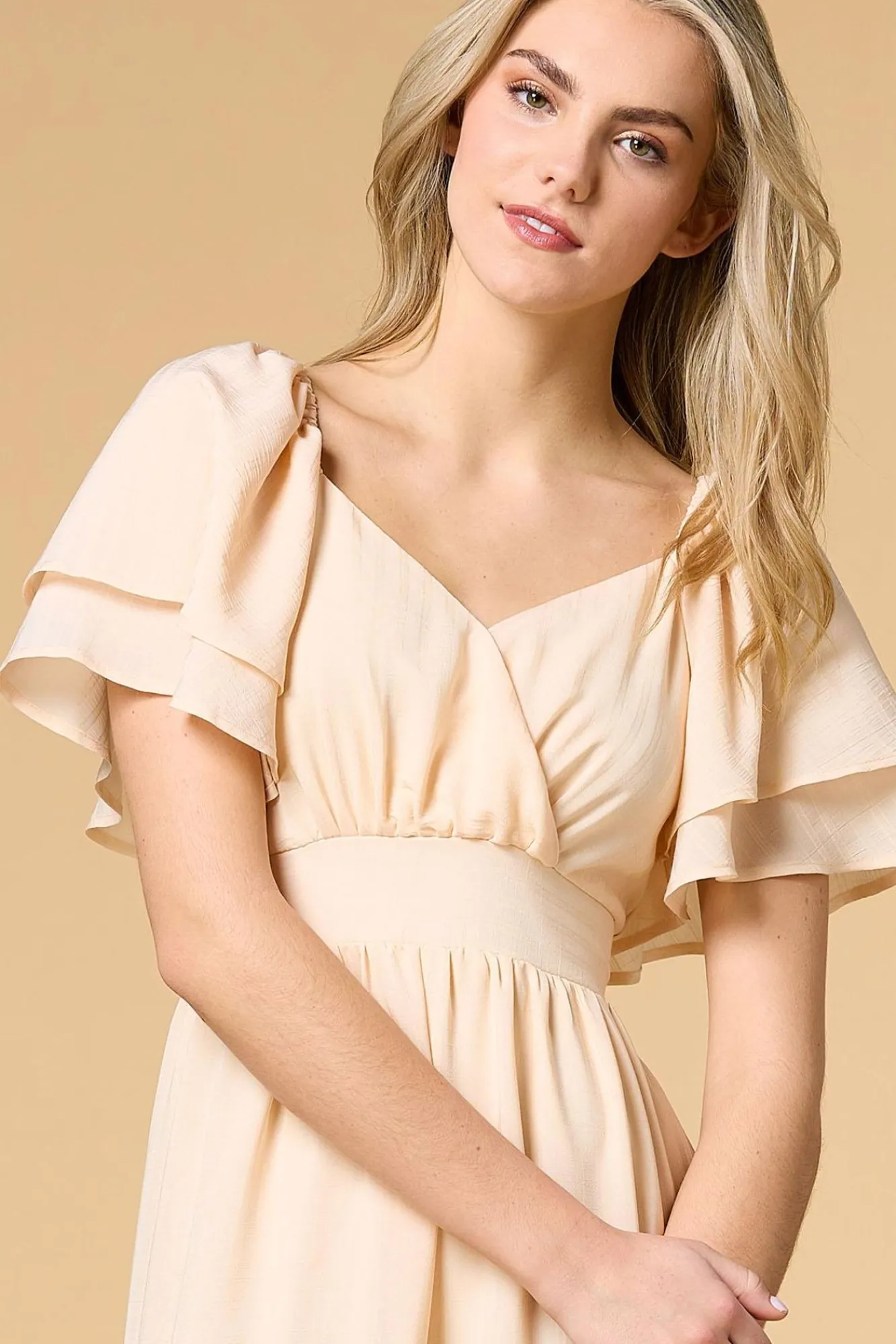 Women Versona Flutter By Dress