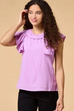 Women Versona French Lilac Top