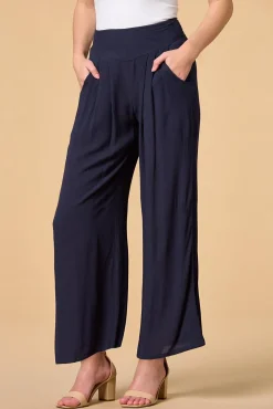 Women Versona Gauze And Effect Pants