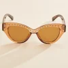 Women Versona Gemstone Rim Sunglasses