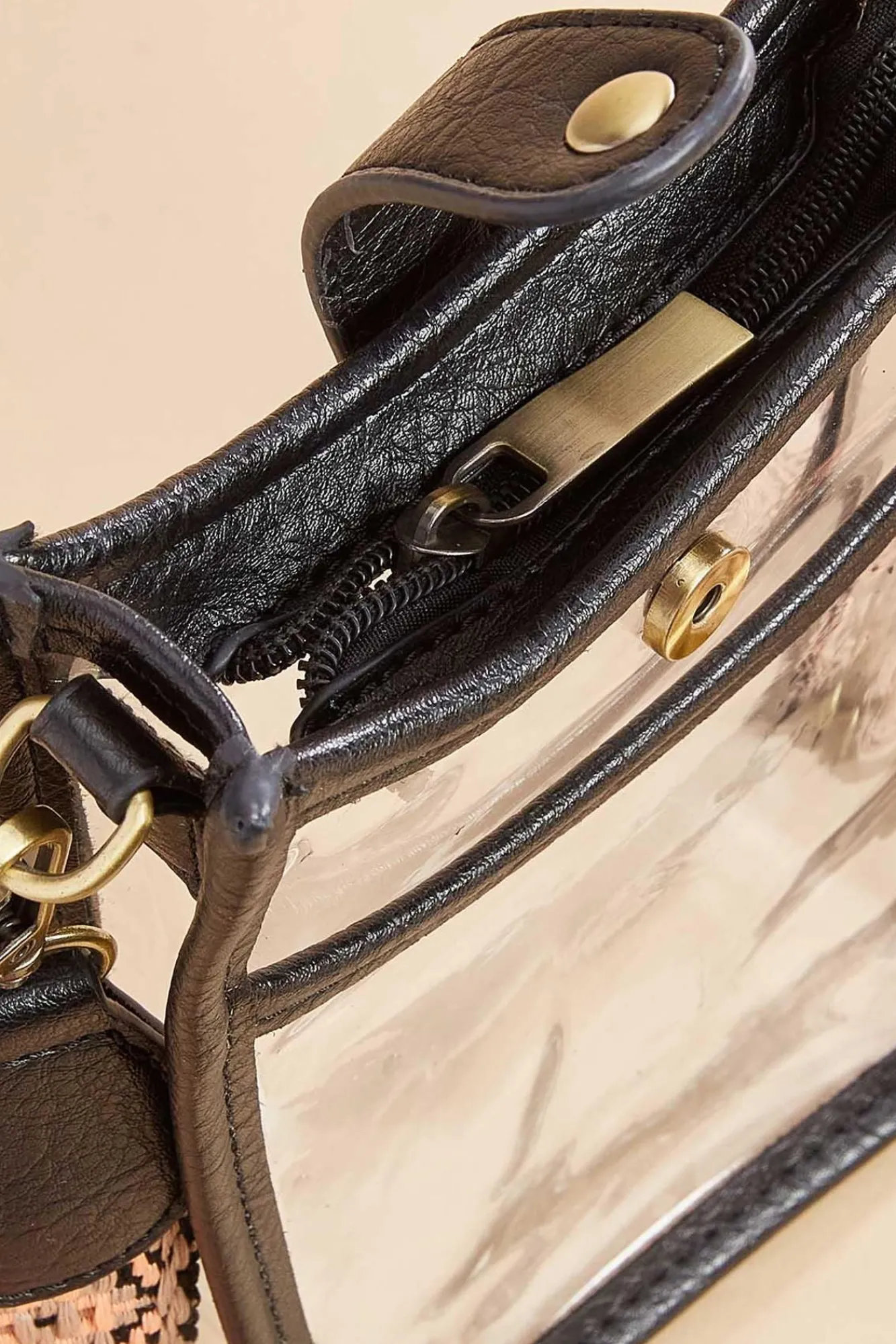 Women Versona Guitar Strap Clear Cellphone Bag