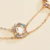 Women Versona Halo Stone Statement Necklace