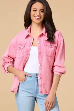 Women Versona Ies Up Shacket