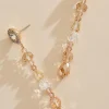 Women Versona Linear Beaded Earrings