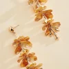 Women Versona Linear Flower Earrings