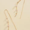 Women Versona Linear Threader Earrings