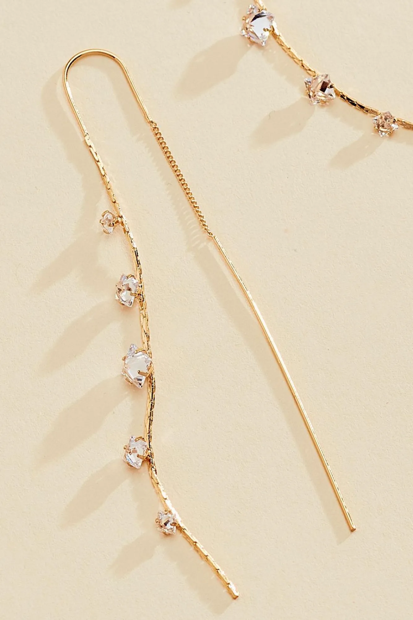Women Versona Linear Threader Earrings