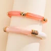 Women Versona Long Lucite Bead Bracelet Set