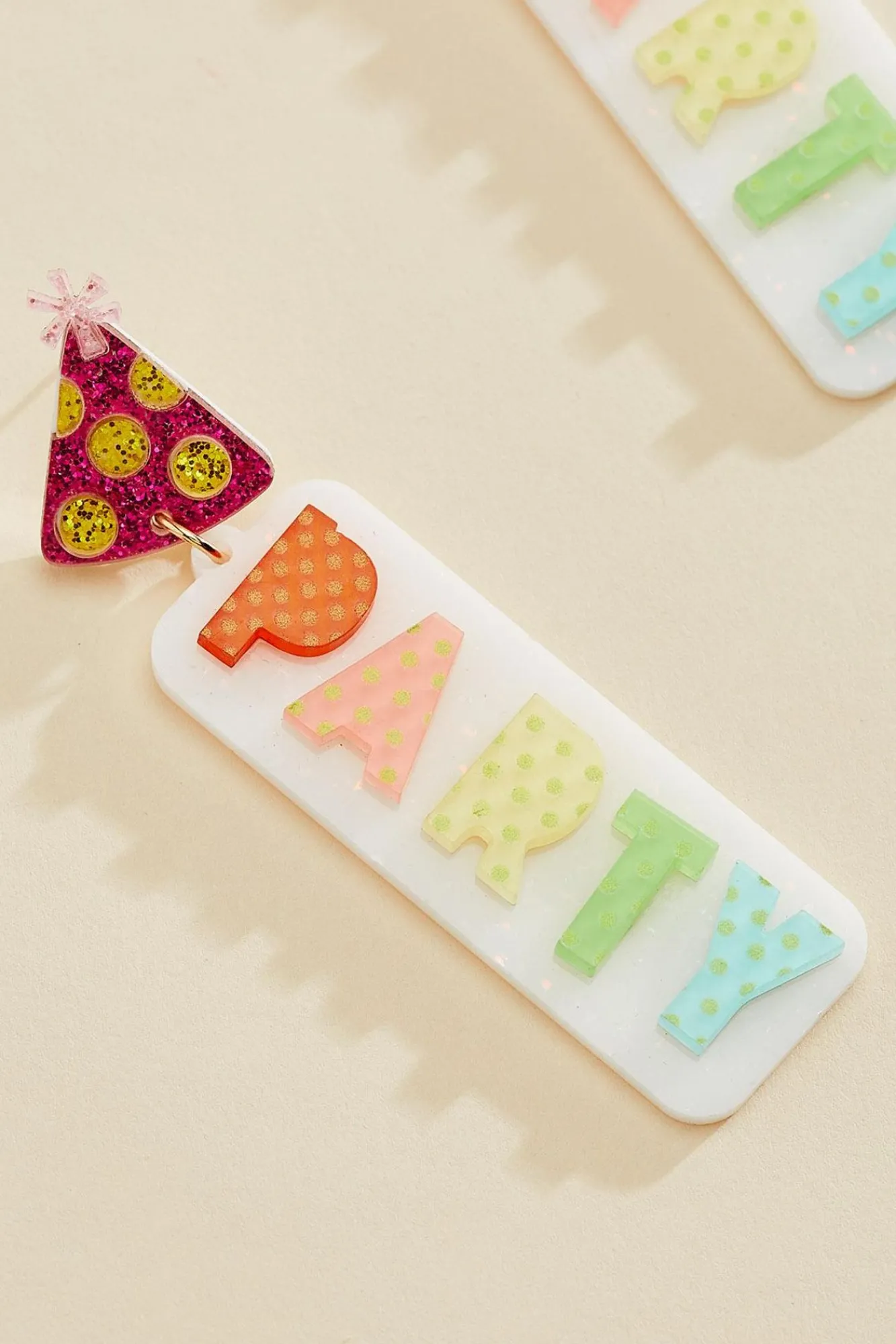 Women Versona Lucite Party Earrings