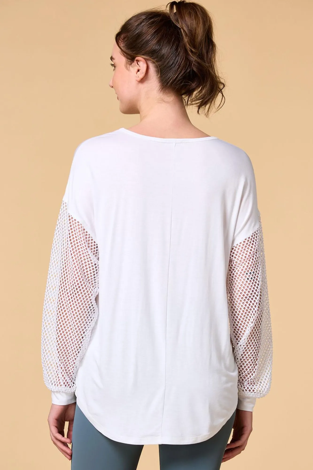 Women Versona Mesh With Me Tunic