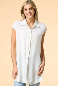 Women Versona Metallic Bond Tunic