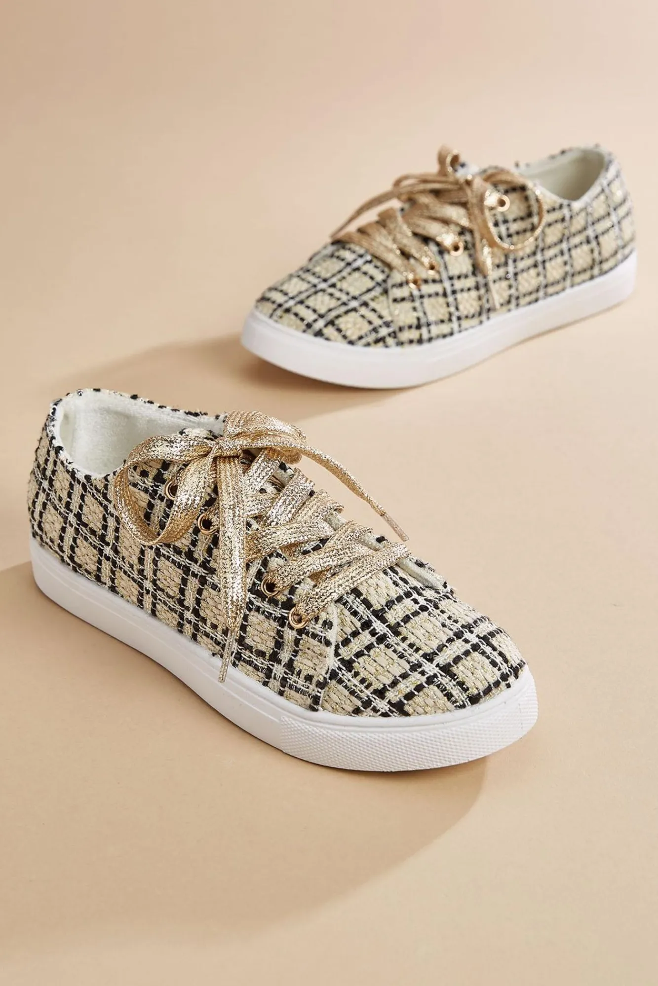 Women Versona Metallic Tweed Sneakers