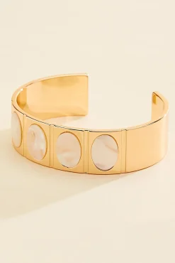 Women Versona Mother Of Pearl Cuff Bracelet