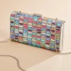 Women Versona Multicolor Stone Clutch