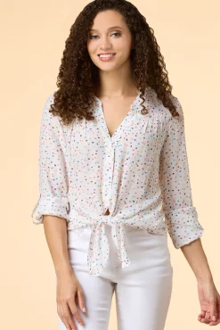 Women Versona On The Dotted Line Top