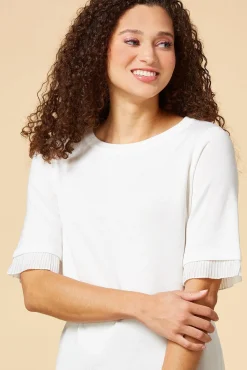 Women Versona One Small Pleat Top