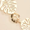 Women Versona Palm Leaf Necklace