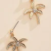 Women Versona Palm Tree Earrings