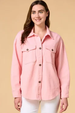 Women Versona Peachy Keen Shacket