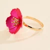 Women Versona Pink Flower Ring