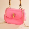 Women Versona Pink Jelly Mini Satchel