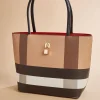 Women Versona Plaid Print Bag Set