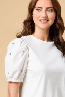 Women Versona Puff Piece Top
