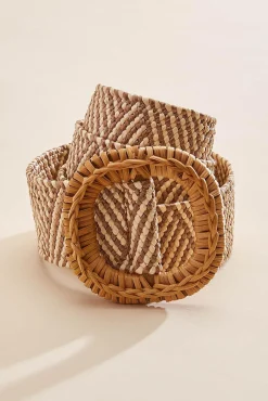 Women Versona Raffia Woven Belt