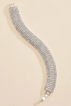 Women Versona Rhinestone Link Bracelet