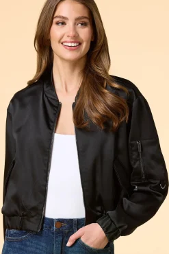 Women Versona Run For Cover Bomber Jacket