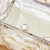 Women Versona Satin Rosette Crossbody